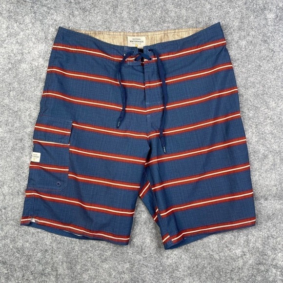 Quiksilver Waterman Collection Shorts Men's Size 34 Board Surf Casual Walking - Picture 1 of 11